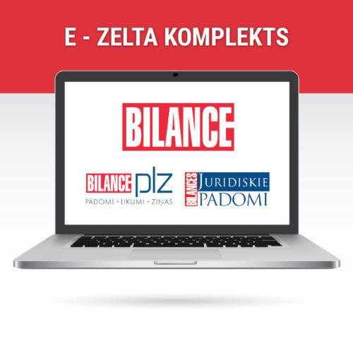 E-BILANCES ZELTA KOMPLEKTS