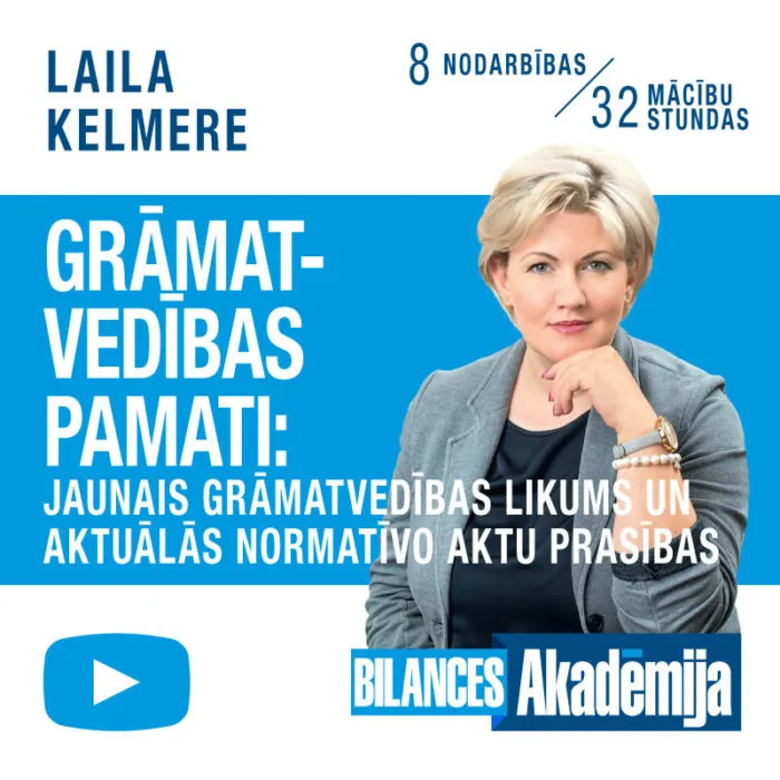 Kursi: GRĀMATVEDĪBAS PAMATI – videoieraksts