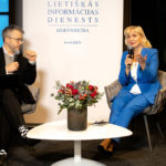 Edijs Bošs, Bilances konferences moderators un Vita Zariņa, Bilances  galvenā redaktore