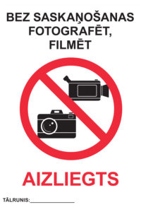 bez saskanosanas fotografet filmet AIZLIEGTS