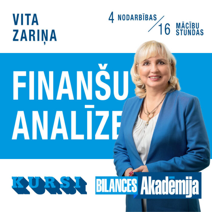 Kursi “Finanšu analīze” interneta tiešraidē (05.10.2023.-26.10.2023.)