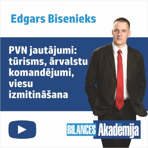 PVN tūrisma nozarē, 25.08.2023. – e-semināra videoieraksts