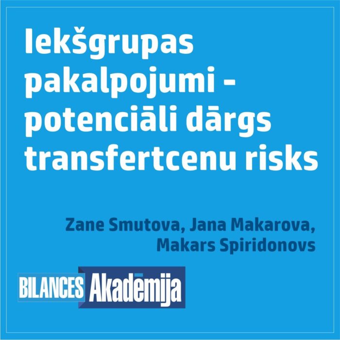 27.09.2023. E-seminārs: “Iekšgrupas pakalpojumi – potenciāli dārgs transfertcenu risks”