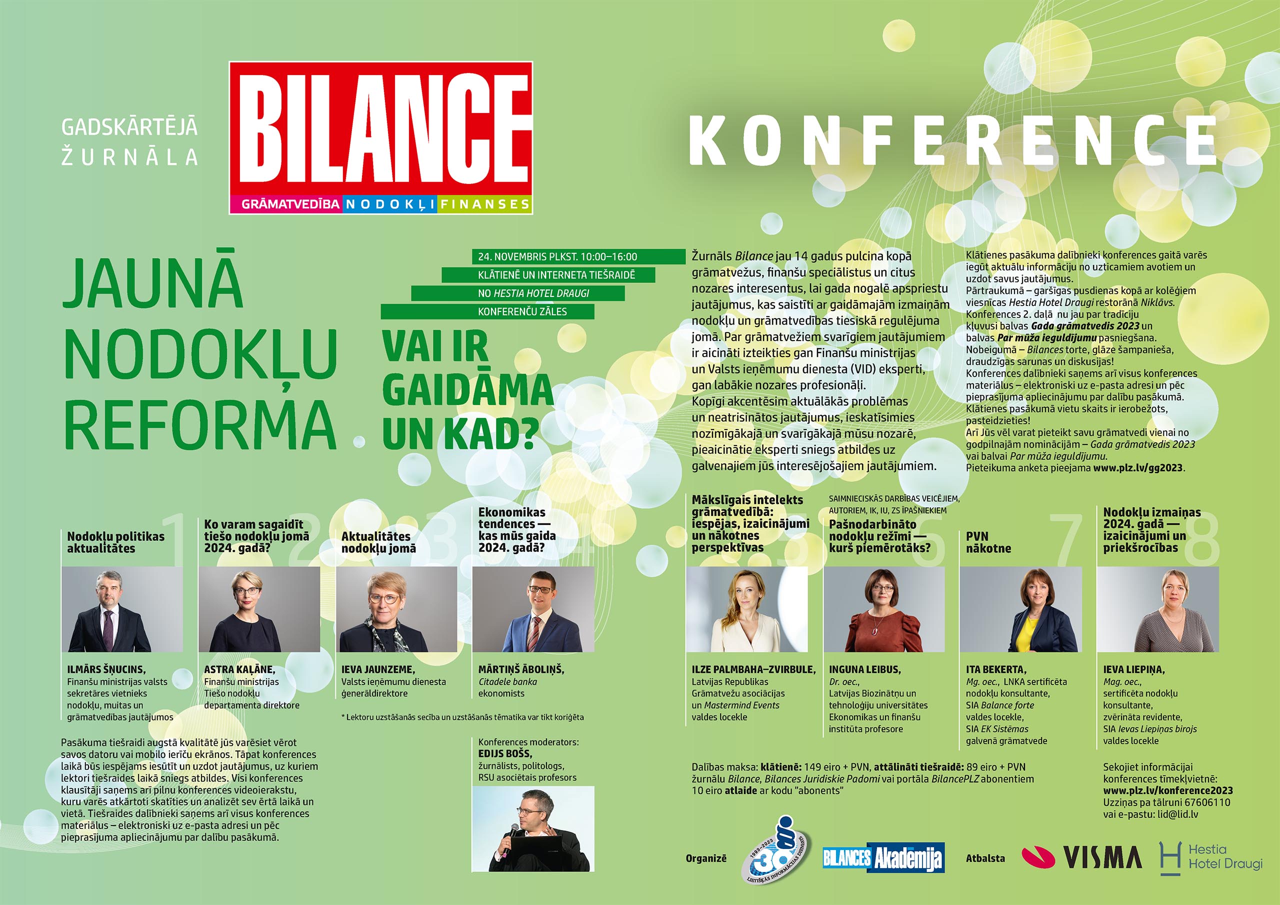 Bilances Konference 2023 programma