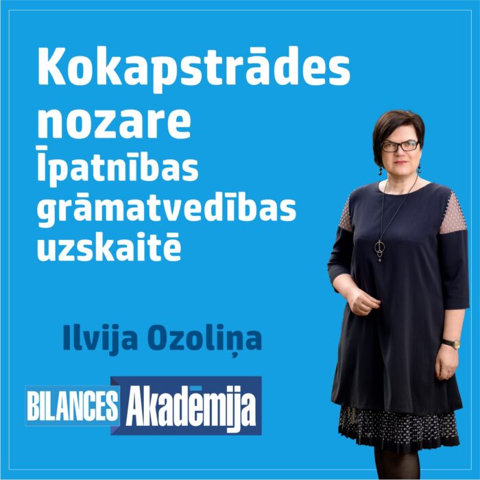 29.11.2023. E-seminārs: “Kokapstrādes nozare. Īpatnības grāmatvedības uzskaitē un nodokļu piemērošanā”