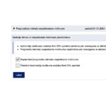 nepiemērot prognozēto mēneša neapliekamo minimumu
