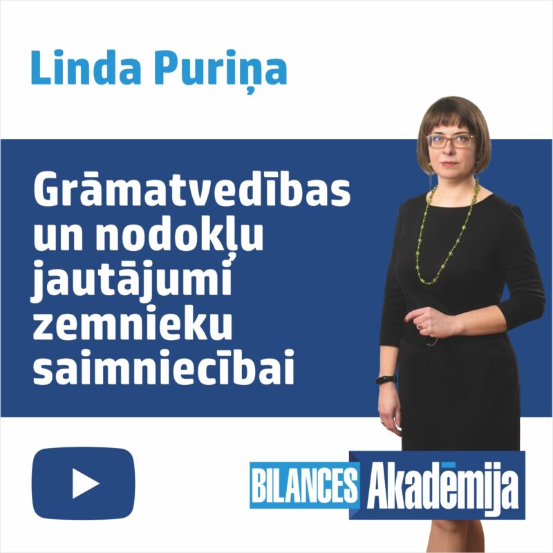 Grāmatvedība zemnieku saimniecībai, 30.04.2024. e-semināra videoieraksts