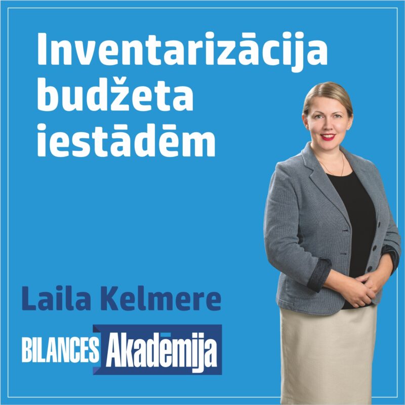 “Budžeta iestādēm. Inventarizācija” 14.10.2024. e-seminārs