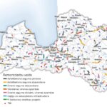 Plānotie remontarbi Latvijas autoceļiem  2025. gadā